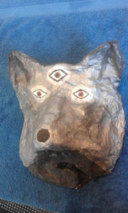 Wolf mask finished.